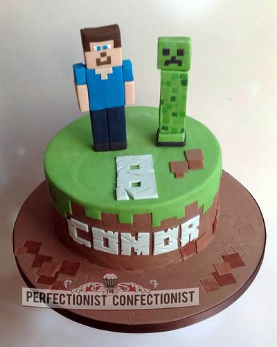 Conor - Minecraft Birthday Cake - Cake by Niamh Geraghty, Perfectionist Confectionist
