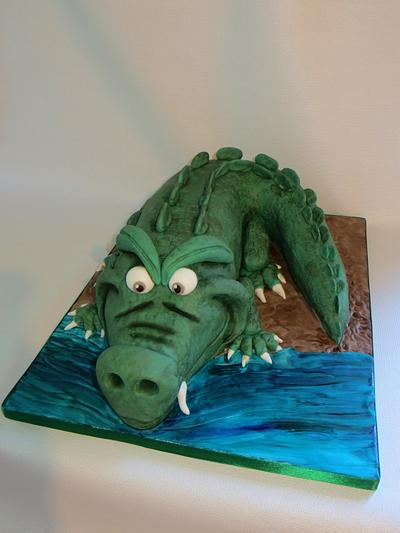 Cyril the crocodile - Cake by Mandy