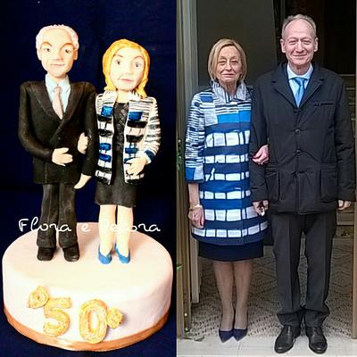 50 Anniversary - Cake by Flora e Decora