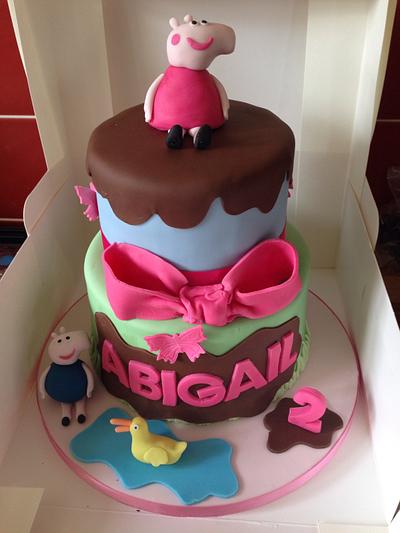Peppa Pig birthday cake - Cake by Savanna Timofei