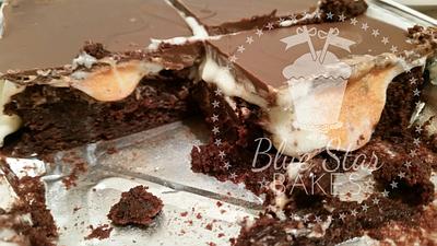 Creme Egg Brownie - Cake by Shelley BlueStarBakes