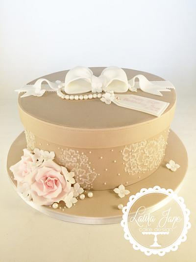 Hat Box Cake - Cake by Laura Davis