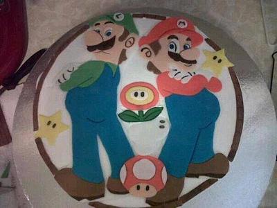 Mario & Luigi - Cake by GABRIELA AGUILAR