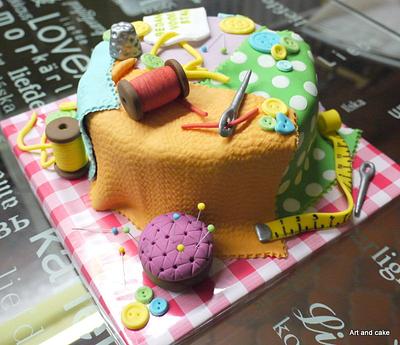 Sewing cake - Cake by marja