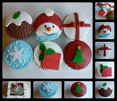 Christmas cupcakes - Cake by SweetDelightsbyIffat