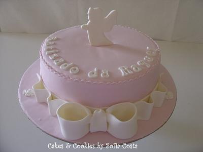Angel Christening  - Cake by Sofia Costa (Cakes & Cookies by Sofia Costa)