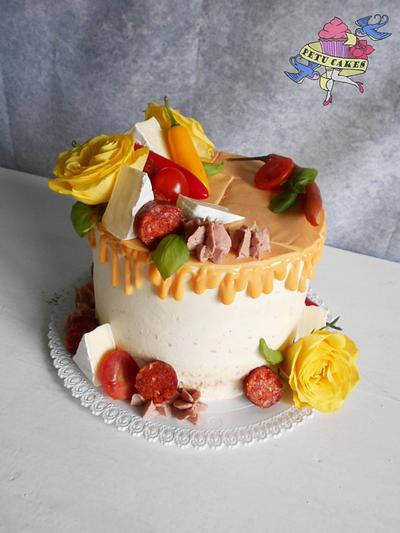 Savoury cake - Cake by Petra Krátká (Petu Cakes)