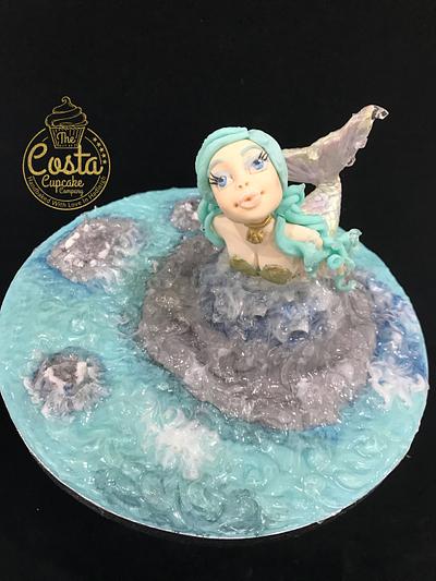 Mermaid small exhibit for hotelympia  - Cake by Costa Cupcake Company