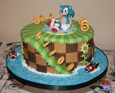 Sonic Cake - Cake by Heartache Cakes 