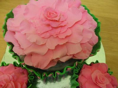 Rose Cake - Cake by JudeCreations