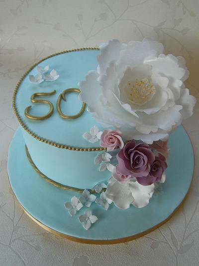 50th Vintage - Cake by The Cake Lady (Tracy)