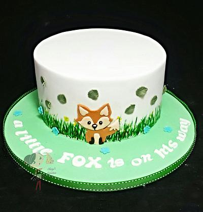 Woodland fox theme - Cake by Cheryl's Signature Cakes