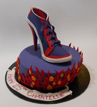 Flaming Shoe - Cake by Nada