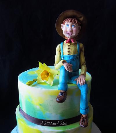 Hilly Billy Rustic Farmer  - Cake by Calli Creations