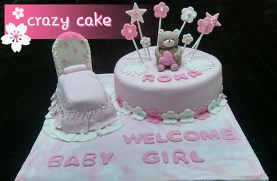 welcome baby girl - Cake by Yoka