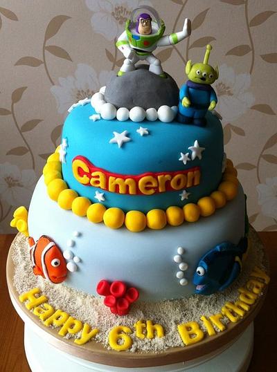Toy Story & Finding Nemo - Cake by Carrie