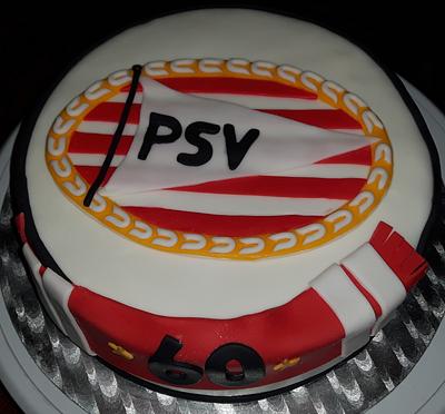 Sport cake (Soccer) - Cake by Pluympjescake