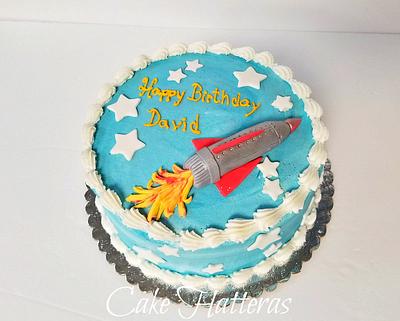 Rocket Ship Birthday Cake - Cake by Donna Tokazowski- Cake Hatteras, Martinsburg WV
