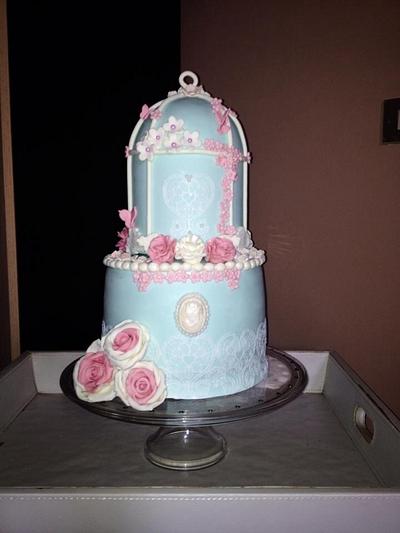 Shabby chic cake - Cake by romina