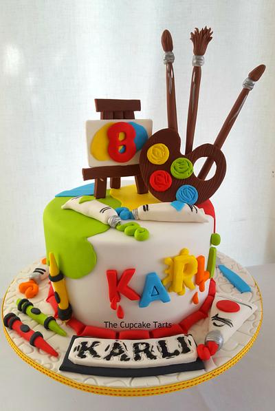 ARTIST KARLI! - Cake by The Cupcake Tarts