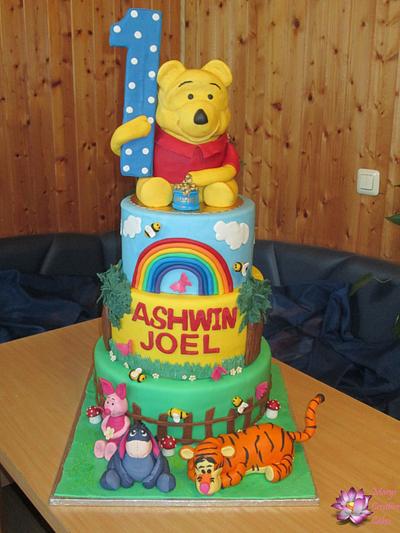 Winnie the Pooh Birthday Cake - Cake by Mary Yogeswaran