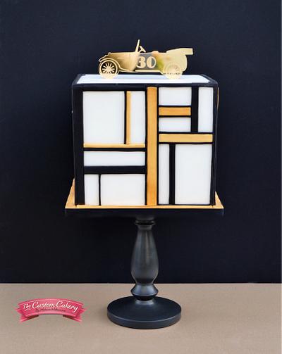 Art Deco 'Great Gatsby' Man Cake - Cake by The Custom Cakery