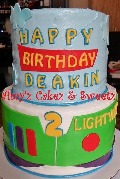Buzz Lightyear inspired cake - Cake by Amy'z Cakez & Sweetz