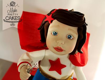 Little Miss POW! - Cake by Make Pretty Cakes