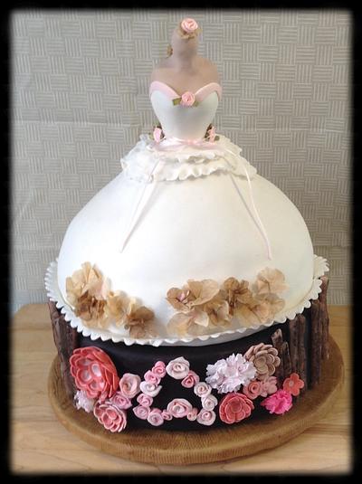 Megan's Bridal Shower Cake - Cake by June ("Clarky's Cakes")