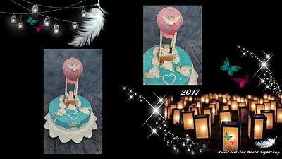 Participation sweet art for world light day 2017 - Cake by salbethmaryse04
