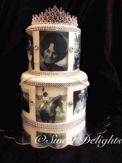 Glam Cake  - Cake by Sweet Delights By Krystal 