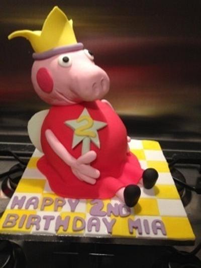 Princess Peppa Pig - Cake by Domino Cakes