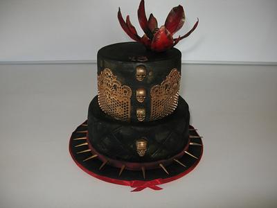 gothic metal cake - Cake by Delice