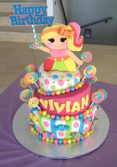 Lalaloopsy Candy Themed Cake  - Cake by Cleo C.