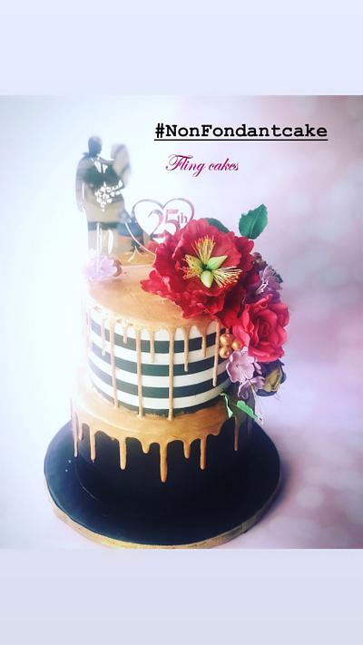 25th aniversary cake  - Cake by Fling.jinalscorner