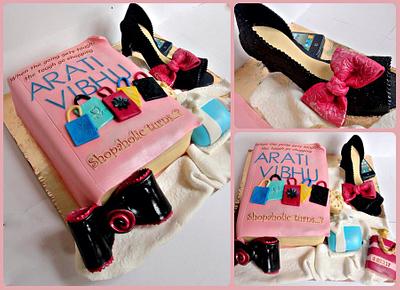Shopoholic book cake - Cake by Ms.K Cupcakes