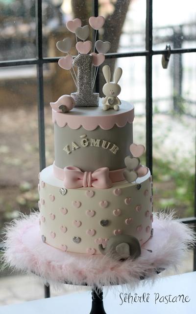 Baby Animals First Birthday Cake - Cake by Sihirli Pastane