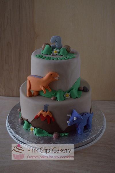 Dinosaur cake - Cake by Lisa Hann 