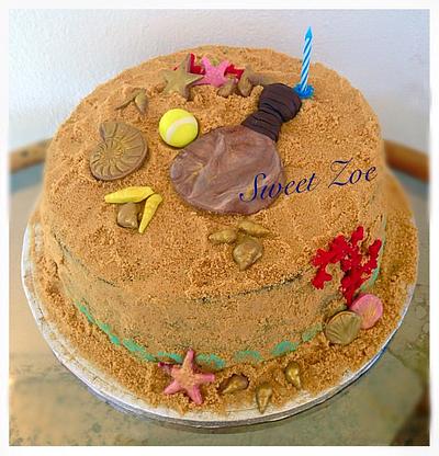Beach Cake - Cake by Dimitra Mylona - Sweet Zoe Cakes
