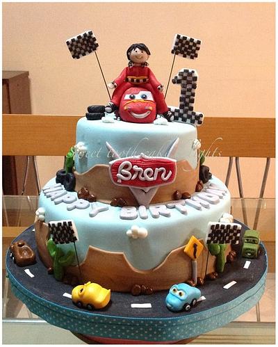 Cars themed cake - Cake by Sweet tooth