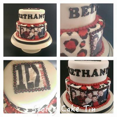 One Direction Cake - Cake by Shell at Spotty Cake Tin