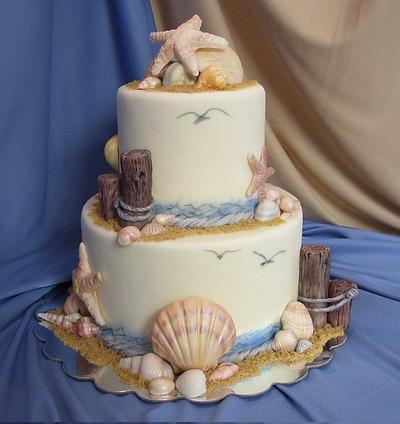 Ocean Side - Cake by Linda Wolff