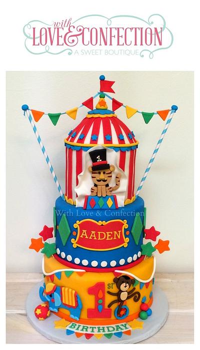 Circus Cake Recreated by Veronica - Cake by Veronica Arthur | The Butterfly Bakeress 