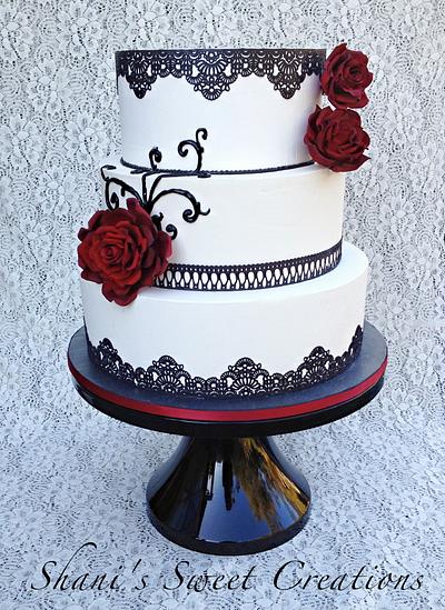 Old World Romance - Cake by Shani's Sweet Creations