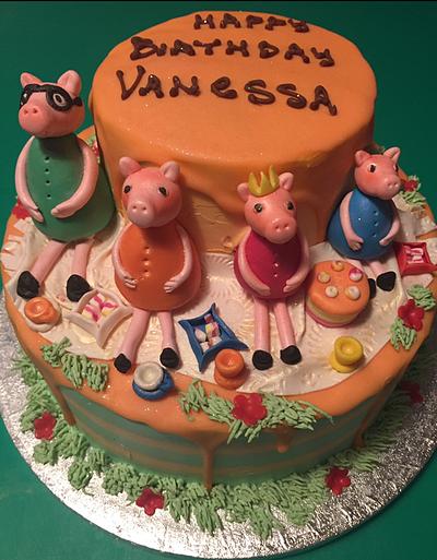 Pepa & Family 🐷 - Cake by Nonahomemadecakes