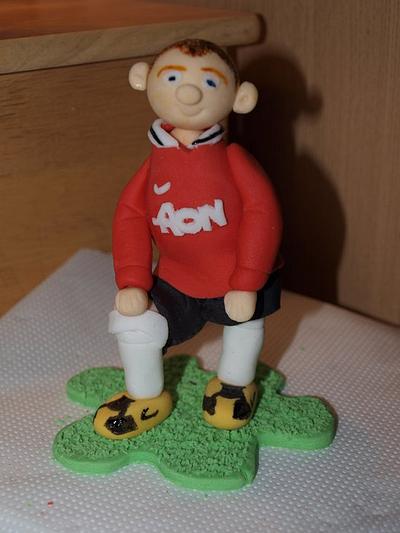 Wayne Rooney Cake topper - Cake by Deb-beesdelights