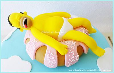 Homer Simpson Donuts - Cake by Joana Guerreiro