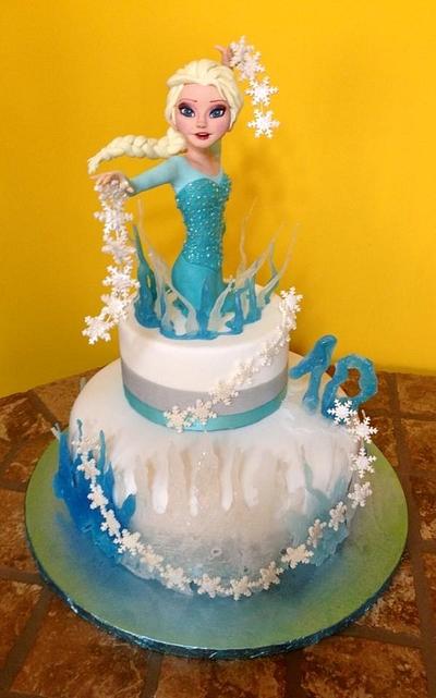 Elsa - Cake by Stefania73