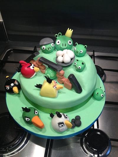 Angry Birds - Cake by Brittany