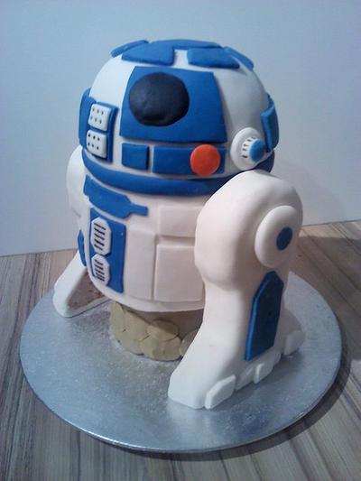 R2D2 - Cake by PartyCakesByHayley